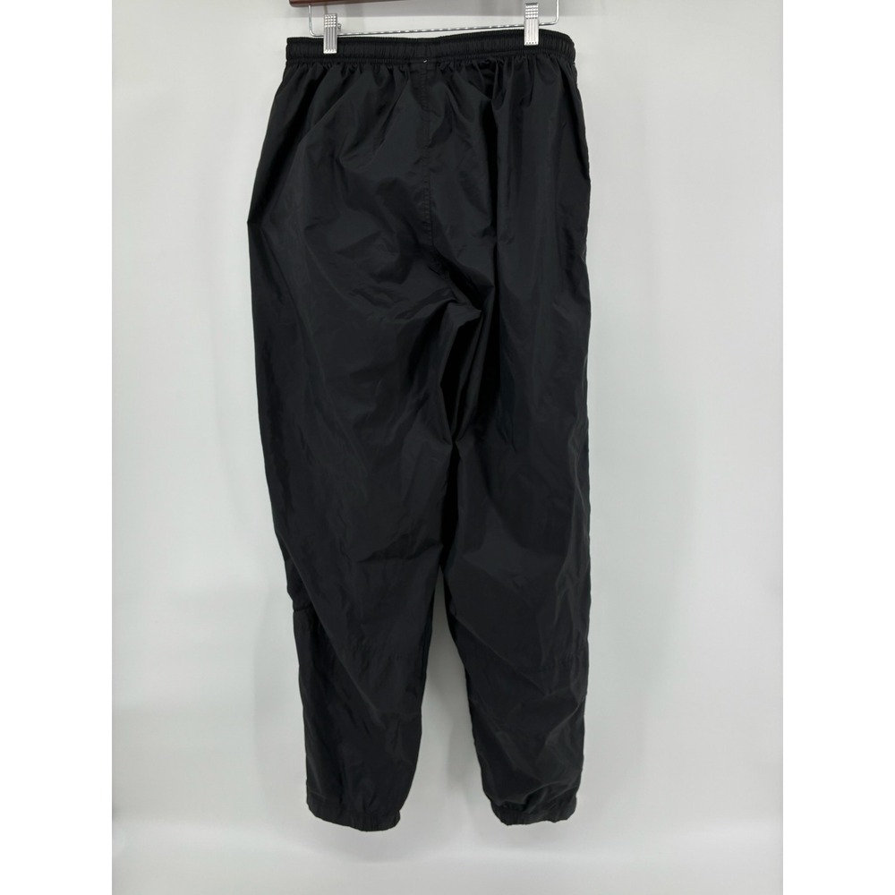 VNT 90's Nike Windbreaker Track Pants Black‎ XL Nylon Joggers Zipper Ankle - Picture 3 of 7